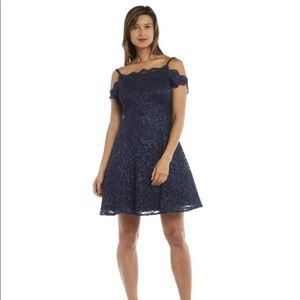 Morgan & Co navy blue dress